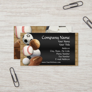 Custom Business Card, Design Online Sports Theme Card