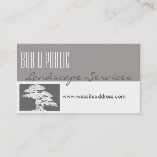 custom business card landscape services