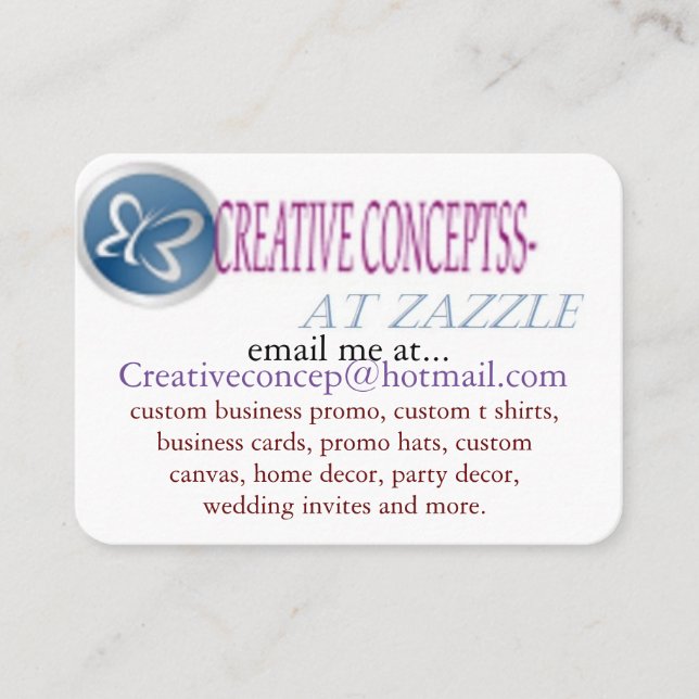 CUSTOM BUSINESS CARDS (Front)