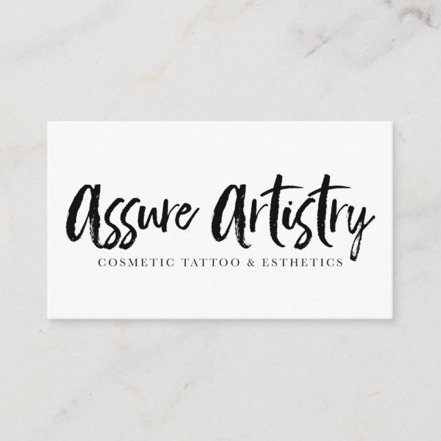 Custom Business Cards: Assure Artistry Card (Front)
