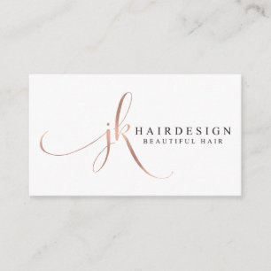 Custom Business Cards: JK Hair Design Business Card