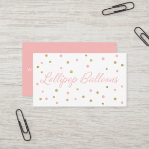 Custom Business Cards: Lollipop Balloons Card