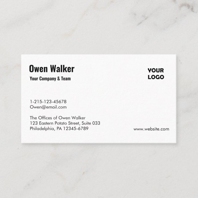 Custom Business Cards – Make a Lasting Impression (Front)