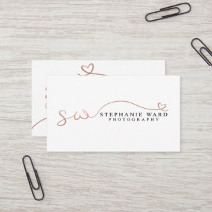 Custom Business Cards: Stephanie Ward Card