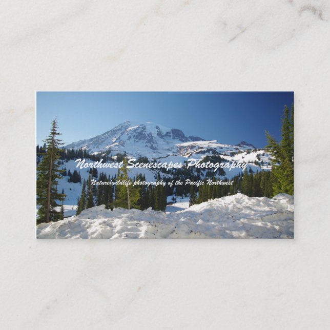 Custom business cards with photo (Front)