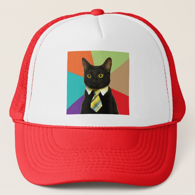 Custom Business Cat Hat (Front)