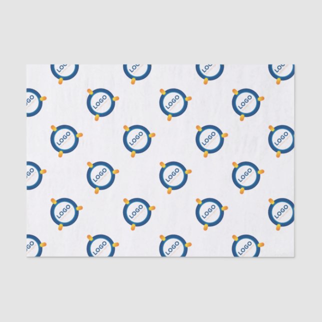 Custom Business Company  Branded Logo Packaging  Tissue Paper (Front)