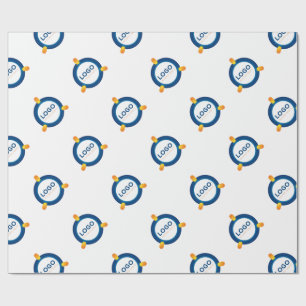 Custom Business Company  Branded Logo Packaging  Wrapping Paper