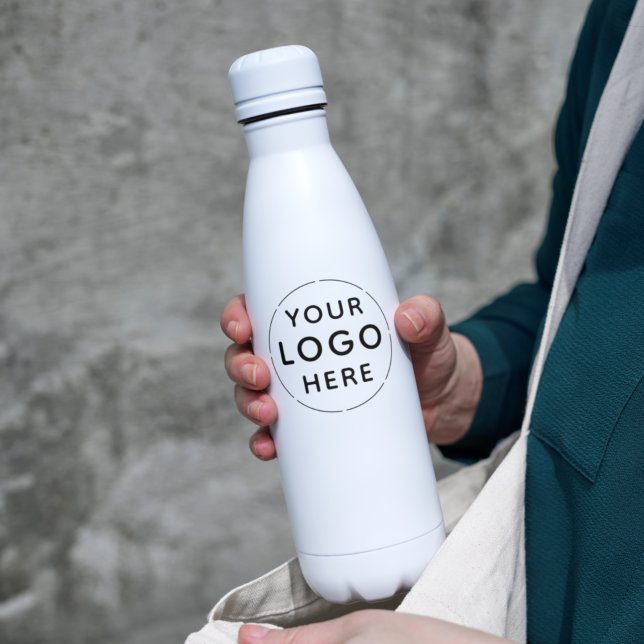 Custom Business Company Logo Branded Water Bottle (Creator Uploaded)