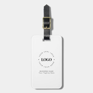 Custom Business Company Logo Classic Minimalist  Luggage Tag