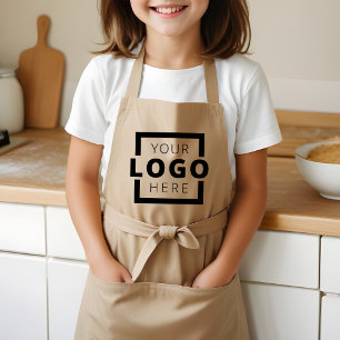 Custom Business Company Logo Employee Staff Kids Apron
