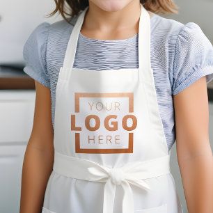 Custom Business Company Logo Employee Staff Kids Apron