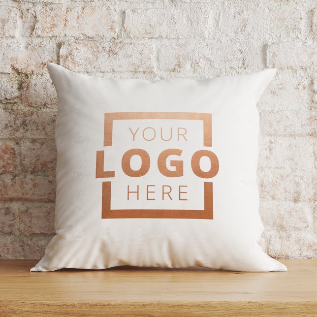 Custom Business Company Logo Promotional Branded Cushion (Creator Uploaded)