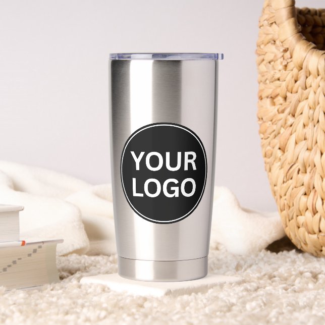Custom Business Company Logo Simple  Insulated Tumbler (Living Room)