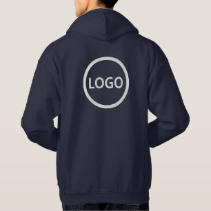 Custom Business Company Logo Text Simple Hoodie
