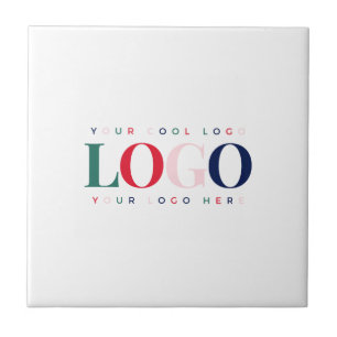 Custom Business Company Rectangle Logo Colourful Ceramic Tile