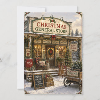 Custom Business Corporate Christmas Holiday Card