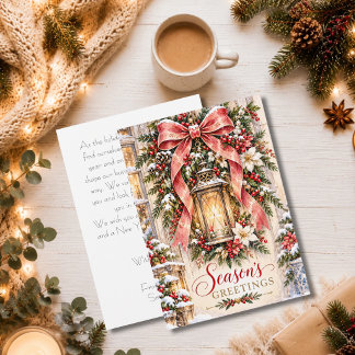 Custom Business Corporate Christmas Holiday Card