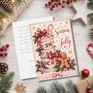 Custom Business Corporate Christmas Holiday Card