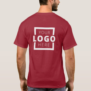 Custom Business Corporate Logo Employee Uniform T-Shirt