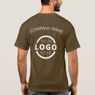 Custom Business Corporate Logo Employee Uniform T-Shirt