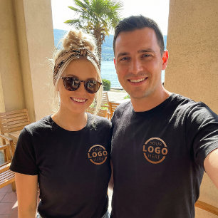 Custom Business Corporate Logo Employee Uniform T-Shirt