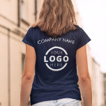 Custom Business Corporate Logo Employee Uniform T-Shirt<br><div class="desc">Promote your business on your t-shirt, wherever you go. Create your own custom branded t-shirt with your own company logo. The print can be placed on the front, pocket area, and the back. Wearing promotional t-shirts with your business logo at trade shows and other corporate events help others recognise members...</div>