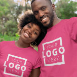 Custom Business Corporate Logo Employee Uniform T-Shirt<br><div class="desc">Promote your business on your t-shirt, wherever you go. Create your own custom branded t-shirt with your own company logo. The print can be placed on the front, pocket area, and the back. Wearing promotional t-shirts with your business logo at trade shows and other corporate events help others recognise members...</div>