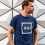 Custom Business Corporate Logo Employee Uniform T-Shirt<br><div class="desc">Promote your business on your t-shirt, wherever you go. Create your own custom branded t-shirt with your own company logo. The print can be placed on the front, pocket area, and the back. Wearing promotional t-shirts with your business logo at trade shows and other corporate events help others recognise members...</div>