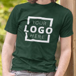 Custom Business Corporate Logo Employee Uniform T-Shirt<br><div class="desc">Promote your business on your t-shirt, wherever you go. Create your own custom branded t-shirt with your own company logo. The print can be placed on the front, pocket area, and the back. Wearing promotional t-shirts with your business logo at trade shows and other corporate events help others recognise members...</div>