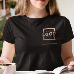 Custom Business Corporate Logo Employee Uniform T-Shirt