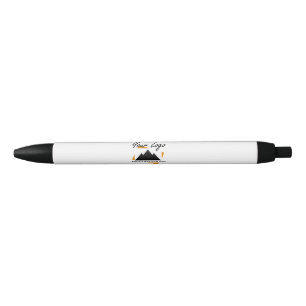 Custom Business Design Add Your Company Logo Black Ink Pen