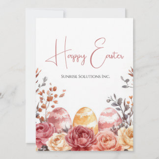 Custom Business Easter Greeting Card