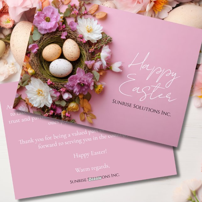 Custom Business Easter Greeting Card  (Creator Uploaded)