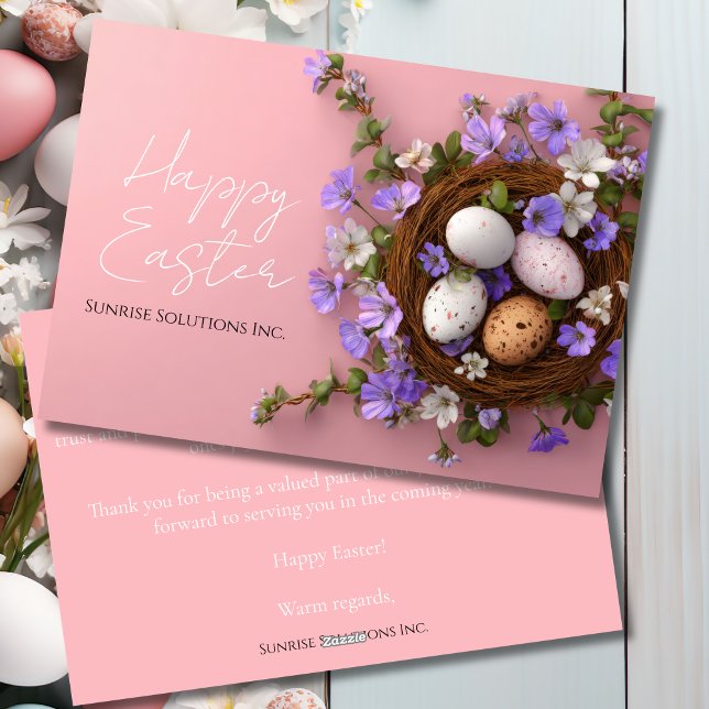 Custom Business Easter Greeting Card  (Creator Uploaded)
