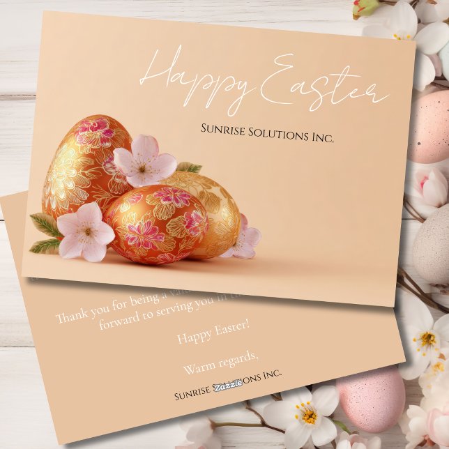 Custom Business Easter Greeting Card  (Creator Uploaded)