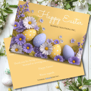 Custom Business Easter Greeting Card 