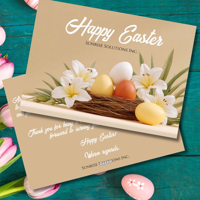 Custom Business Easter Greeting Card  (Creator Uploaded)