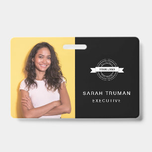 Custom Business Employee Card Minimalist & Modern  ID Badge