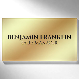 Custom Business Employee Professional Name Tag Pin