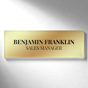 Custom Business Employee Professional Name Tag Pin