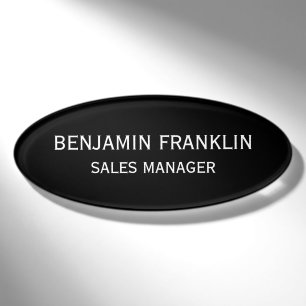 Custom Business Employee Professional Name Tag Pin
