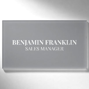 Custom Business Employee Professional Name Tag Pin
