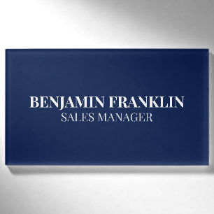 Custom Business Employee Professional Name Tag Pin