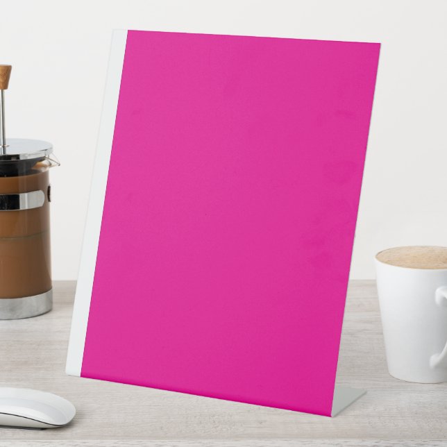 Custom Business & Event Signs | Pedestal Tabletop (In SItu)