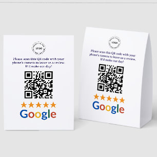 Custom Business Google Reviews QR Code Company