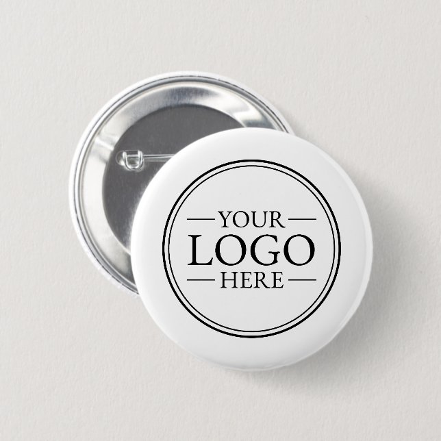 Custom Business Logo 6 Cm Round Badge (Front & Back)