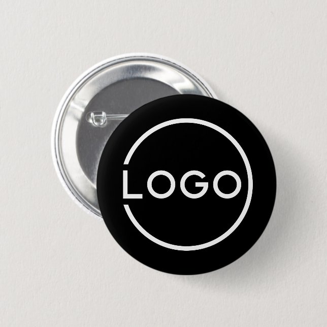 Custom Business Logo 6 Cm Round Badge (Front & Back)