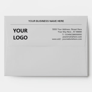 Custom Business Logo Address Envelope Template