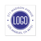 Custom Business Logo Address Self-Inking Stamp